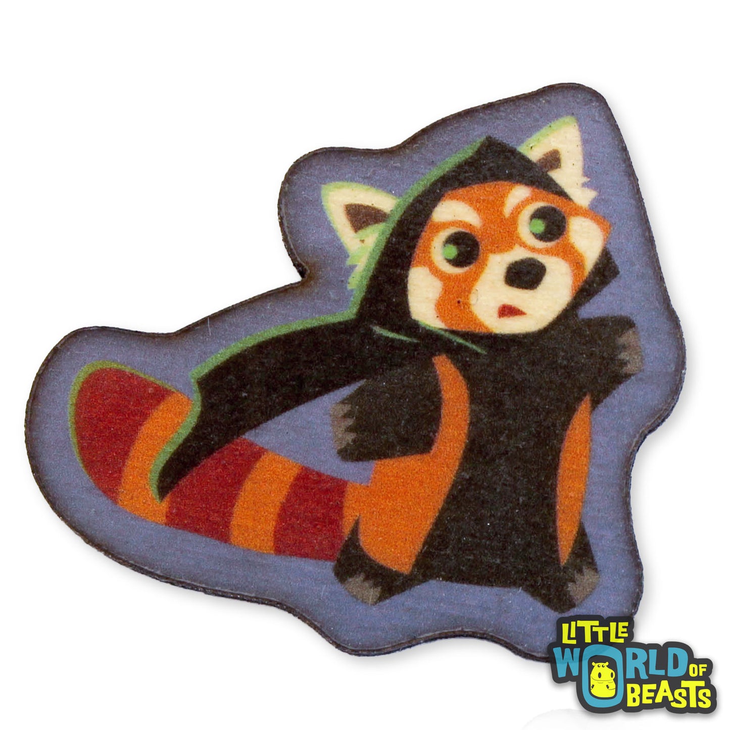 Red Panda Rogue - Wooden Pin