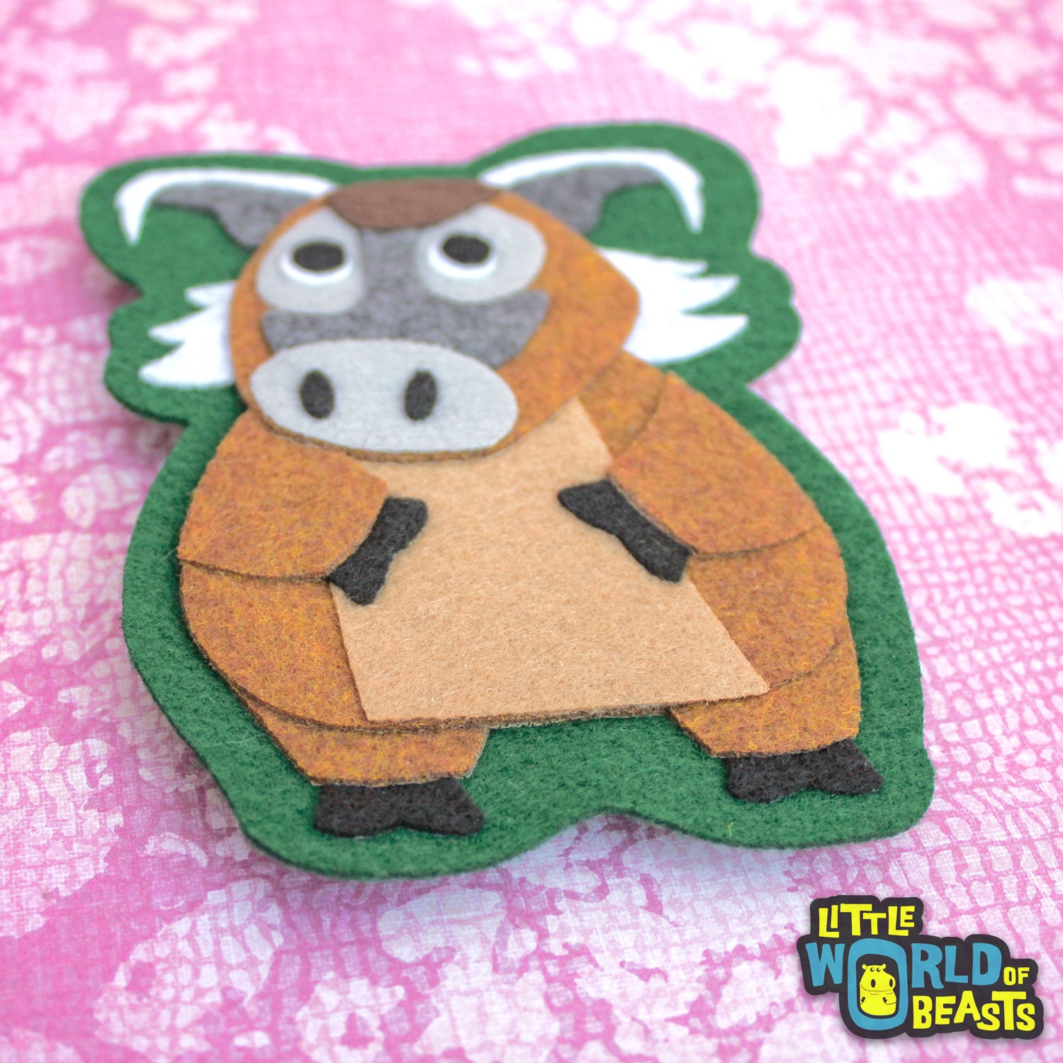 Sew On Patch - Red River Hog