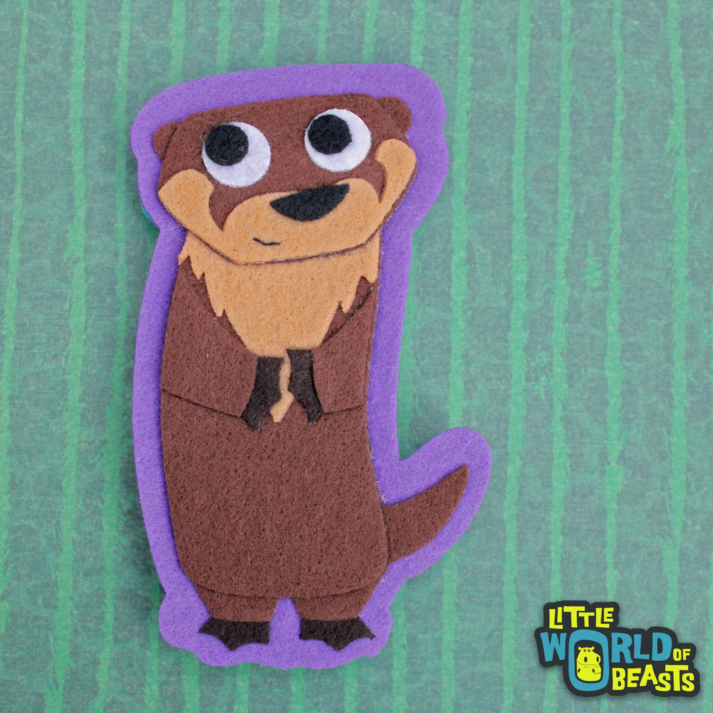 River Otter - Felt Woodland Animal Applique