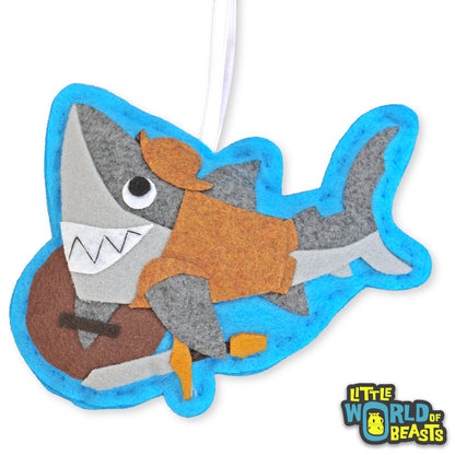 Shark Knight - Felt D&D Animal Ornament