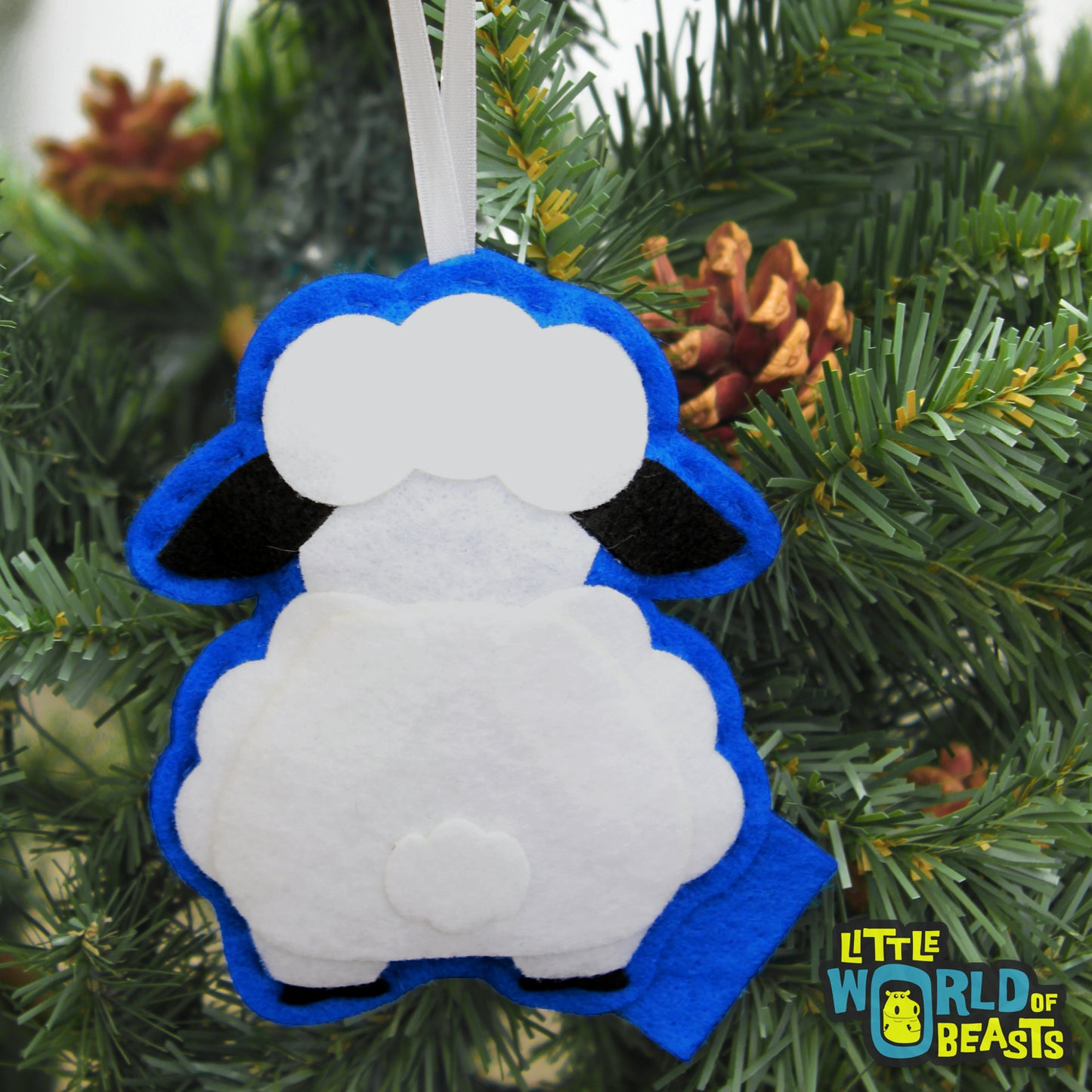 Sheep - Felt Christmas Ornament