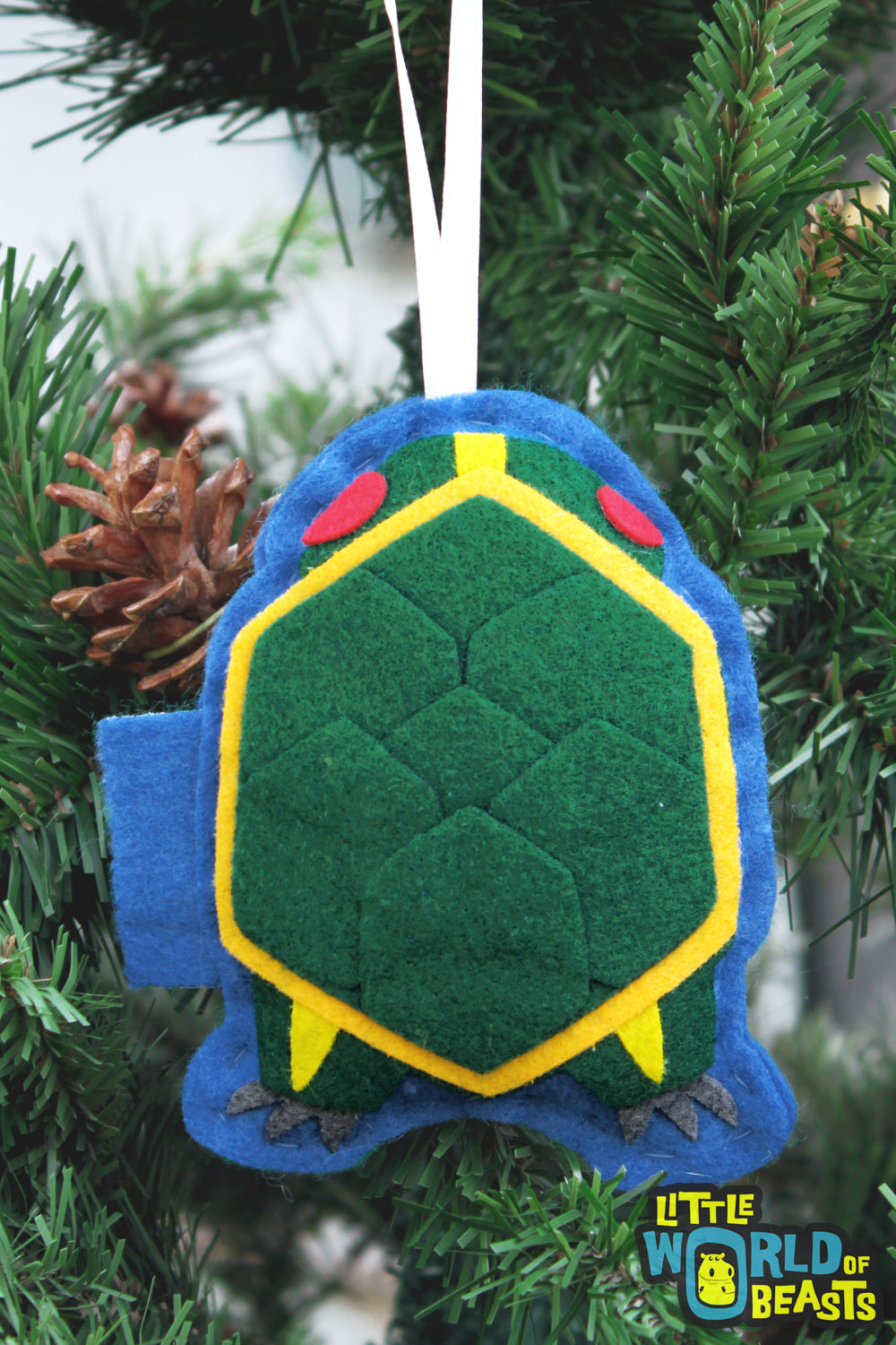 Slider Turtle Ornament