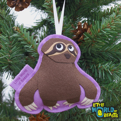Personalized Christmas Ornament - Sloth