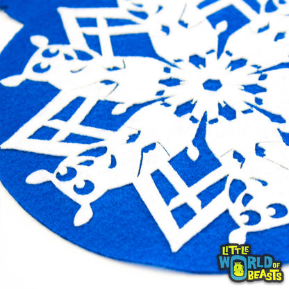 BeastFlake - Oversized  Snow Flake Ornament