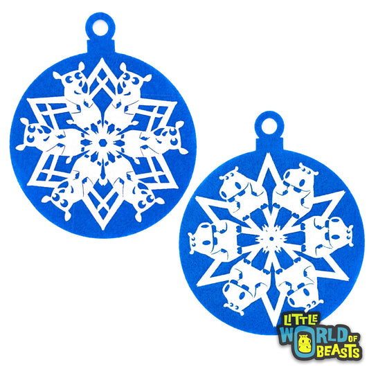 BeastFlake - Oversized  Snow Flake Ornament