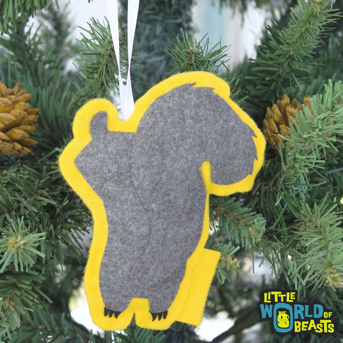 Squirrel - Felt Animal Ornament