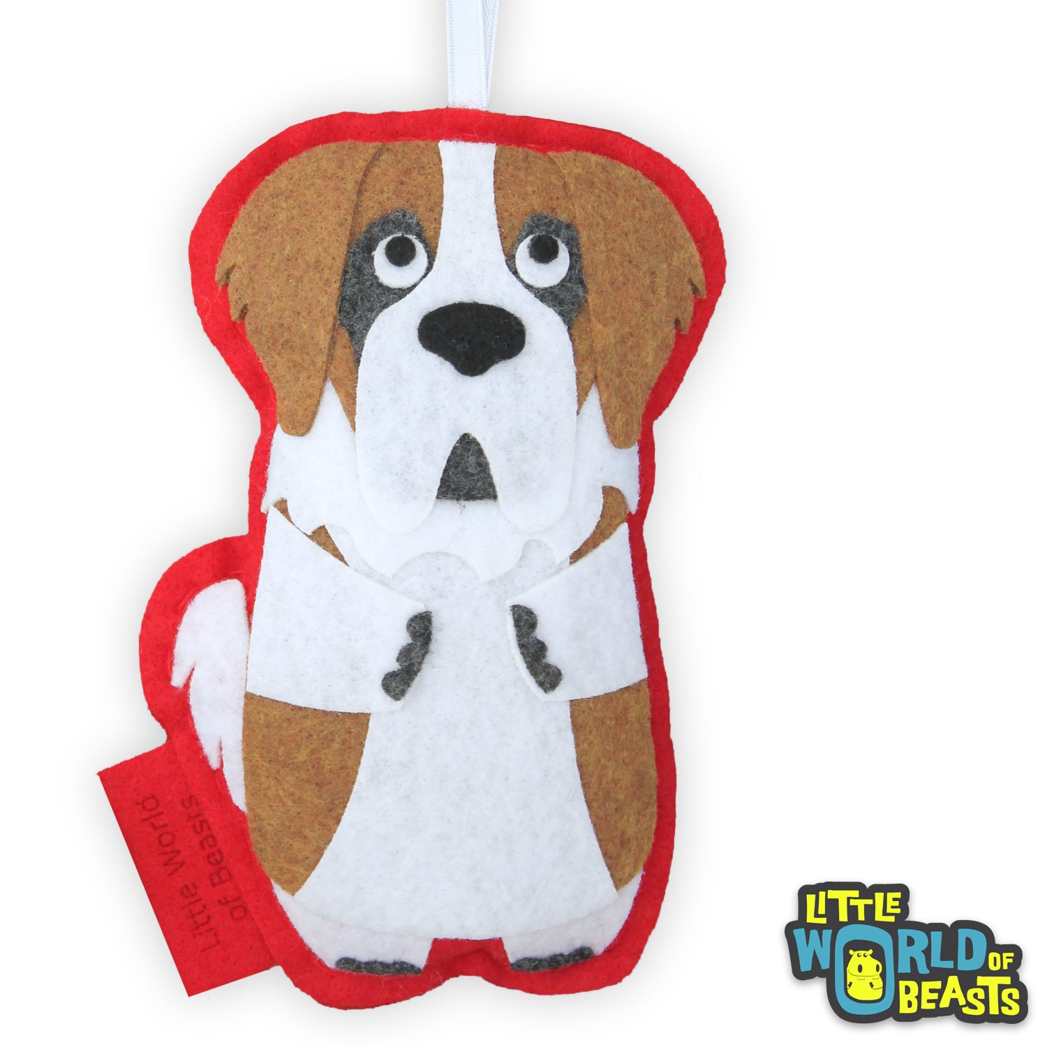 Saint Bernard Dog Ornament 