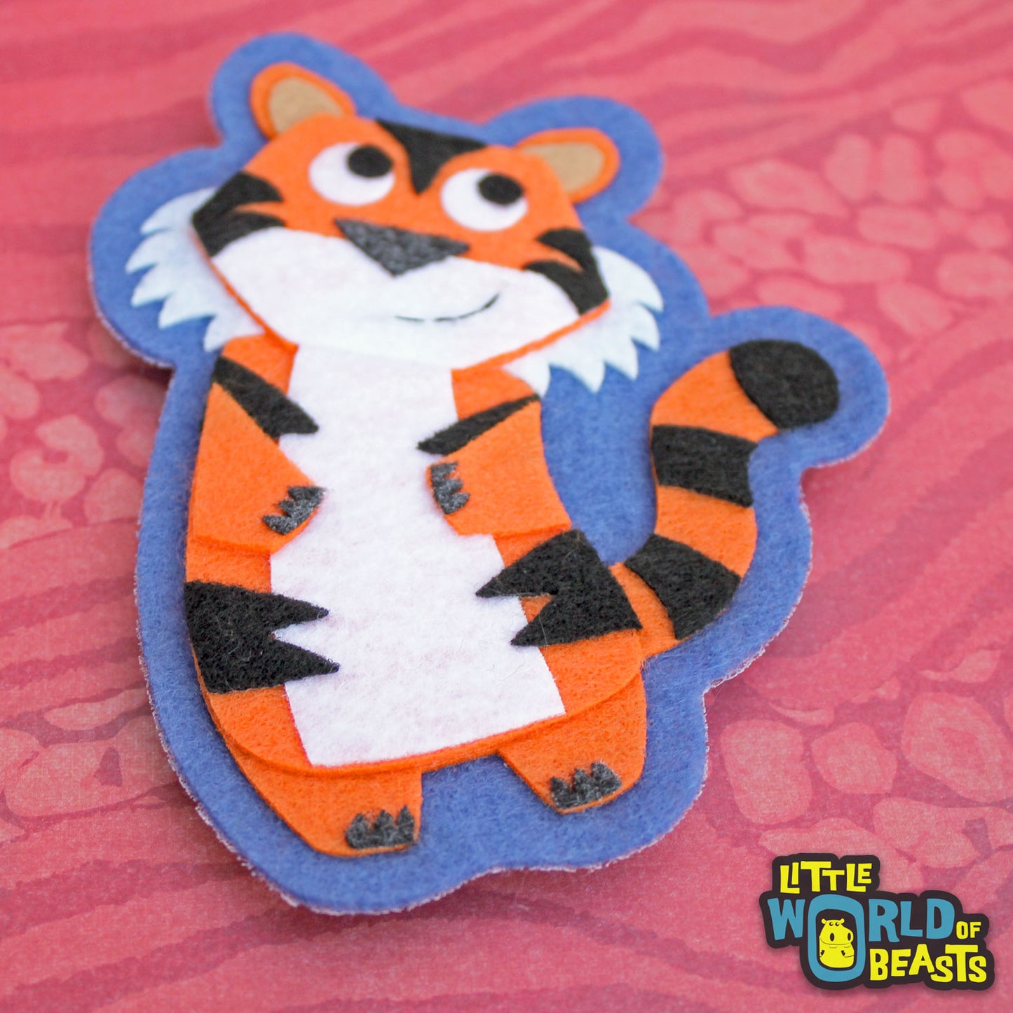 Tiger Felt Animal Patch