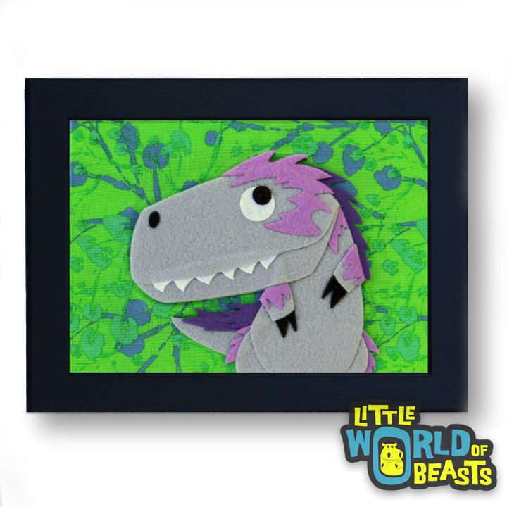 T-Rex - Framed Nursery Decor