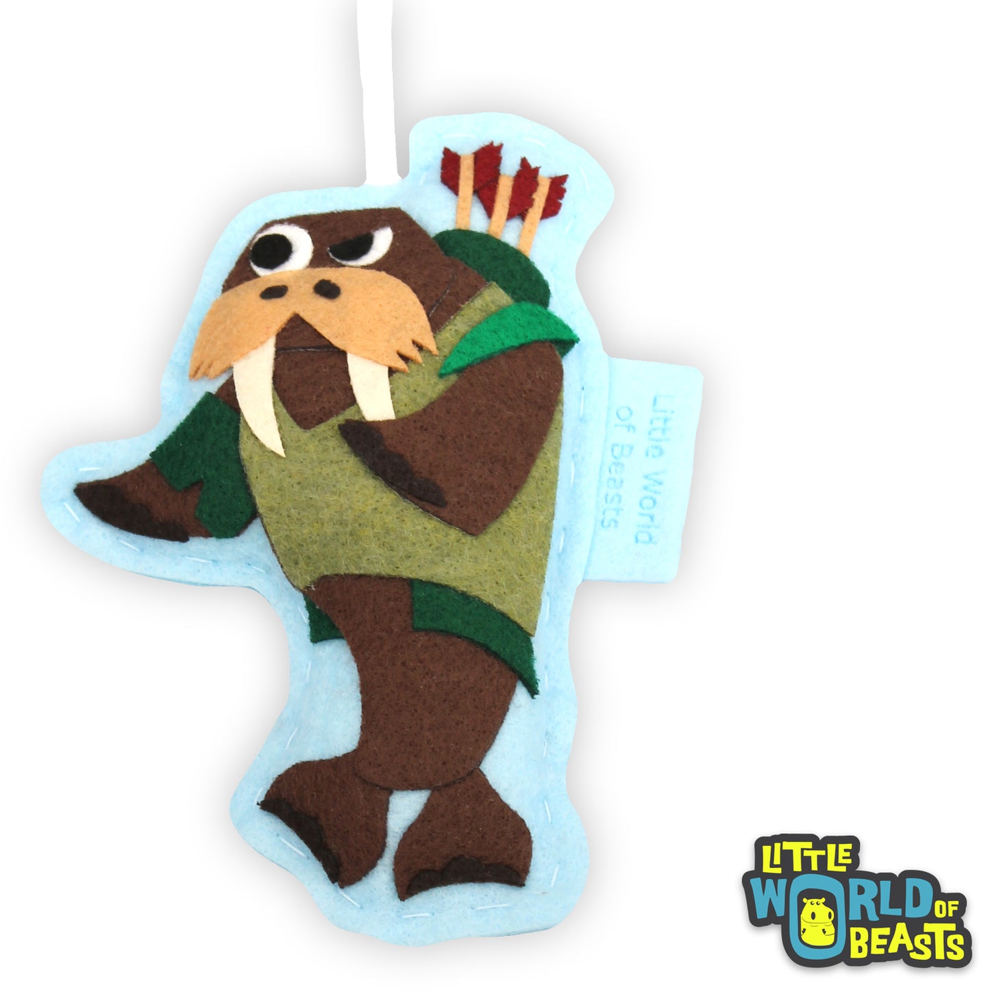 Felt Walrus Ornament