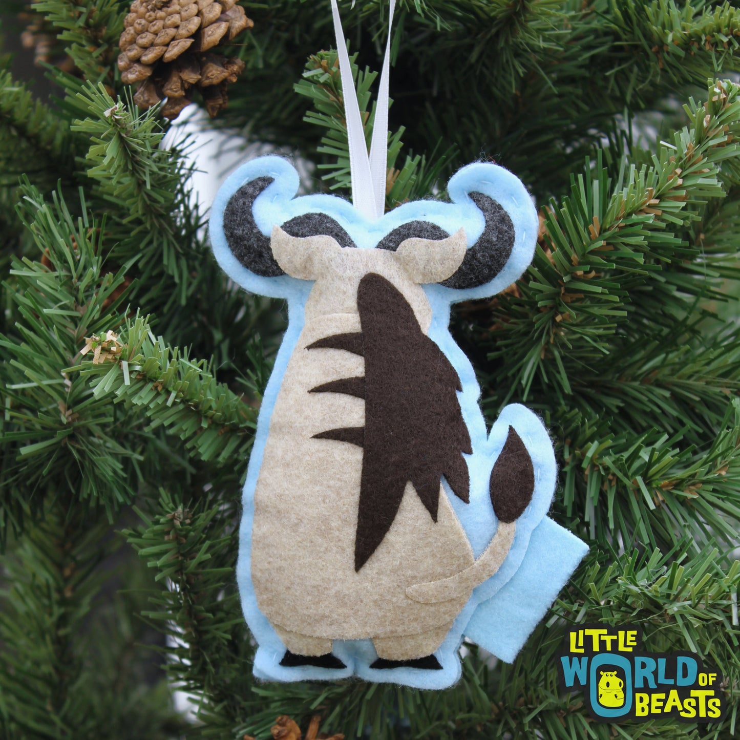 Felt Animal Christmas Ornament