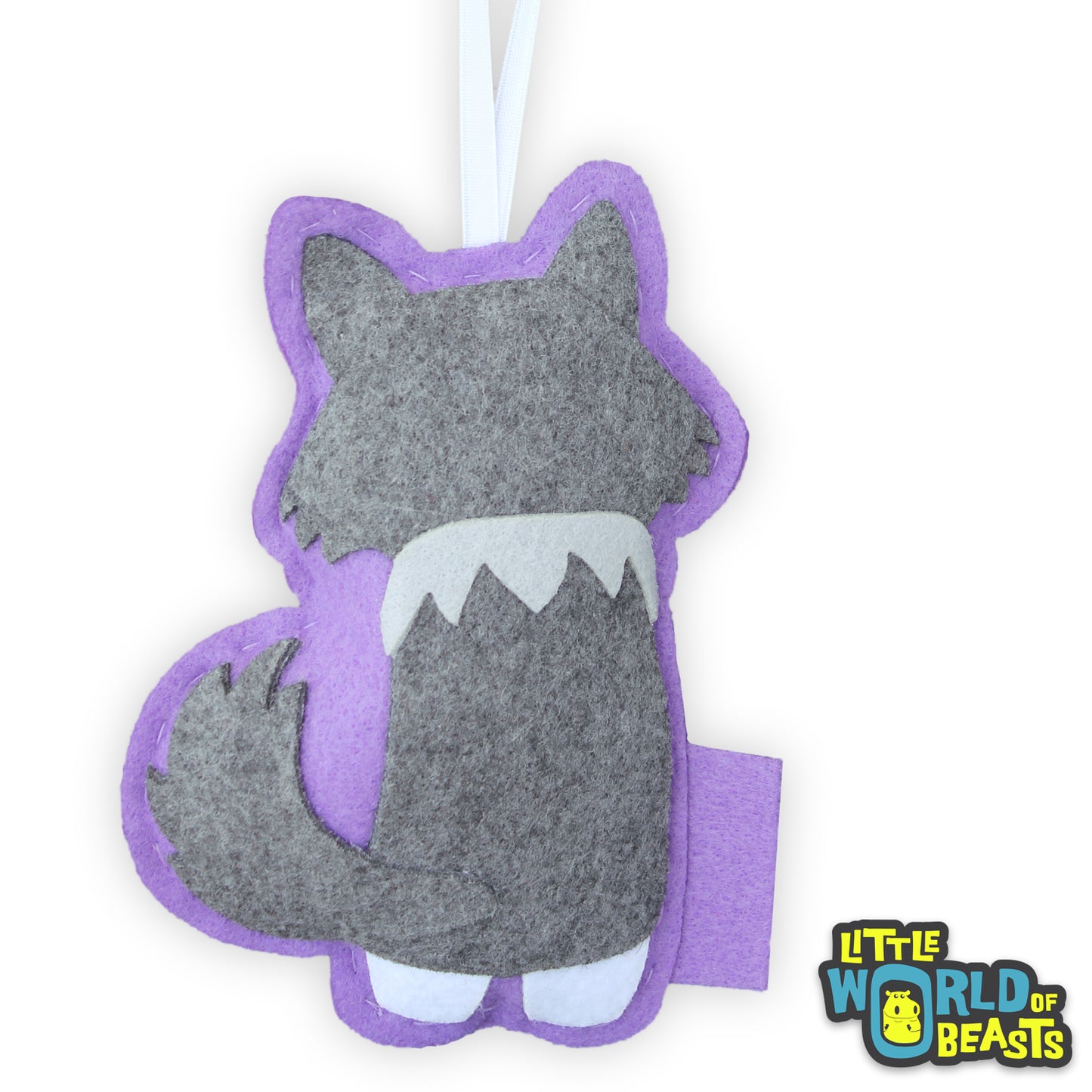 Wolf -Felt Animal Ornament