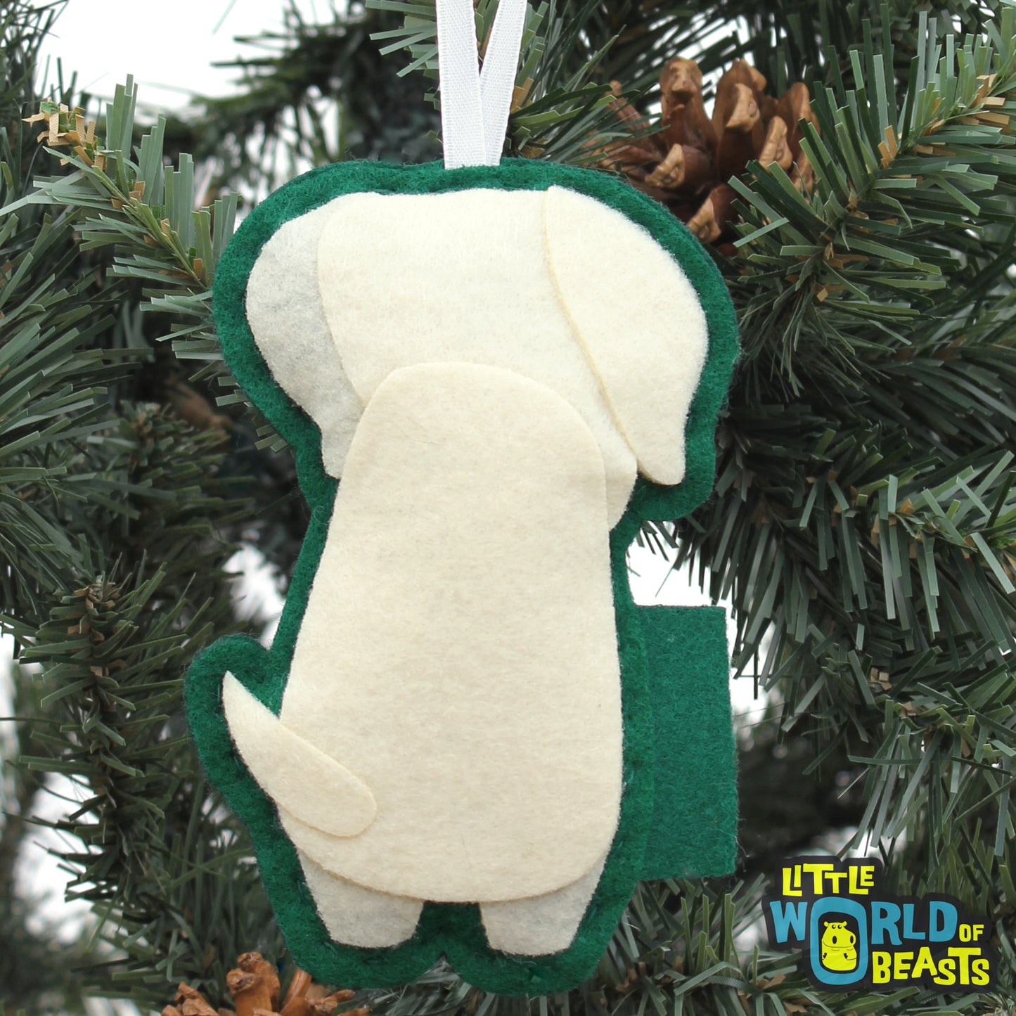 Dog Ornament - Yellow Lab