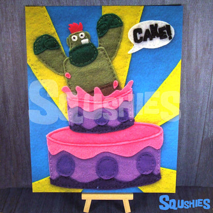 Cake Troll -  8 x 10 Art Print