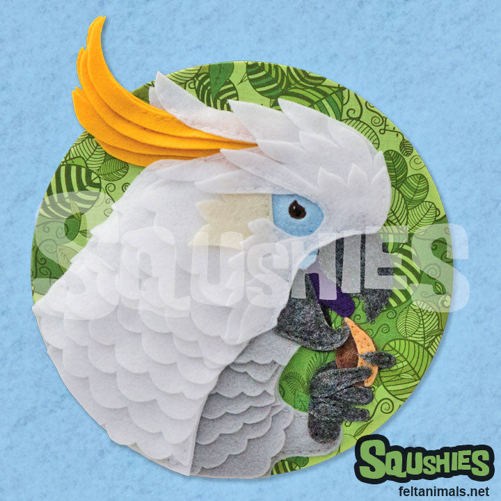 Squshies - Cockatoo Art Print 