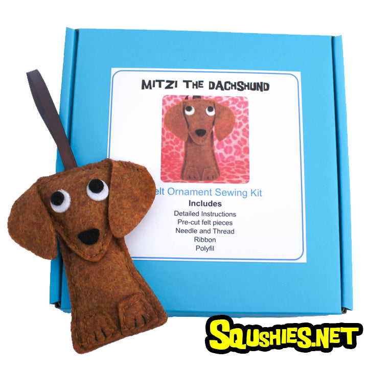 Dachshund - DIY Felt Ornament