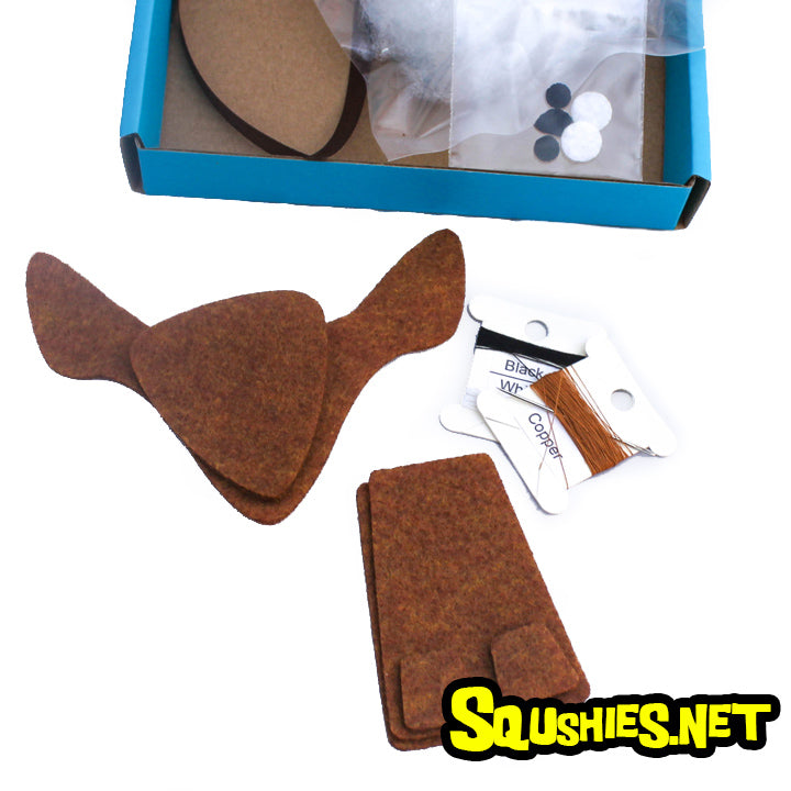 Dachshund - Pre-cut felt ornament kit 