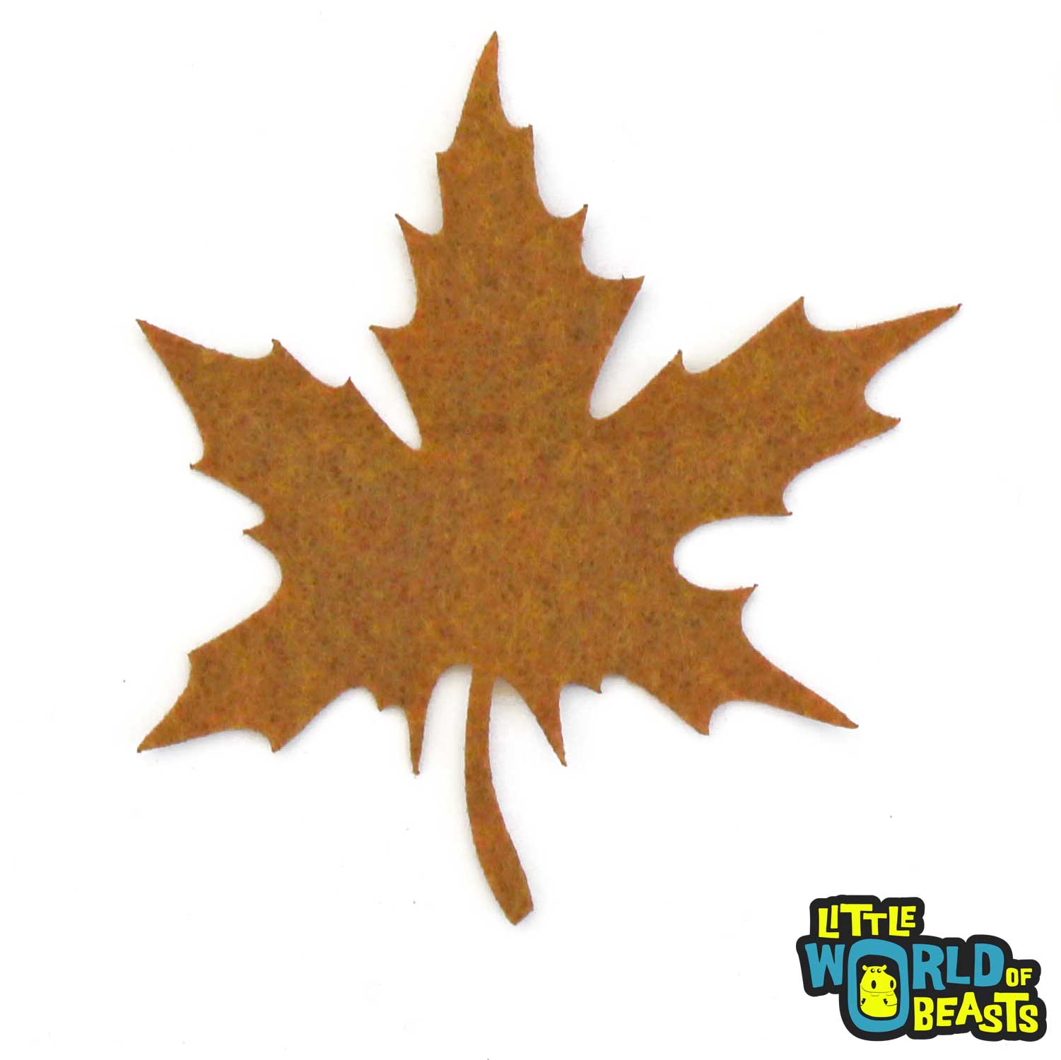 Maple Leaf - Laser Cut Autumn Felt Shape - Copper