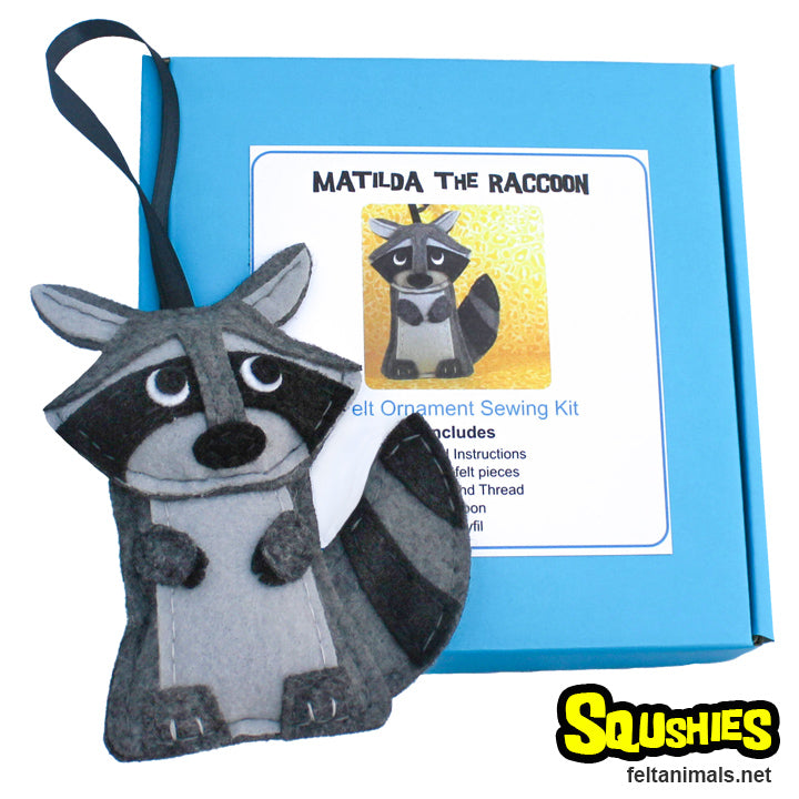 Raccoon Felt Animal Sewing Kit