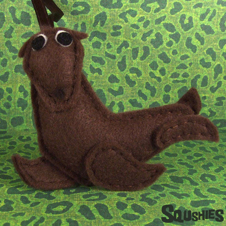 Sea Lion - Felt Animal Ornament