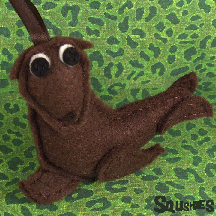 Felt Animal Ornament - Sea Lion 