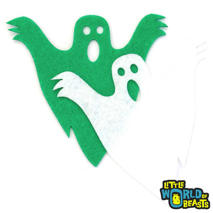Spooky Ghost - Felt Halloween Shapes